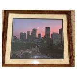Pair of Framed Cityscape Prints by Ken Zylla