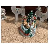 Collection of Ceramic Holiday Decor with Royal Albert Tea Set