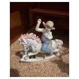 Collection of Ceramic Holiday Decor with Royal Albert Tea Set