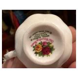 Collection of Ceramic Holiday Decor with Royal Albert Tea Set