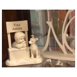 Collection of Snowbabies and Snowbunnies Figurines