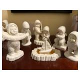 Set of 6 Snowbabies Figurines - Skating, Rowing, and More