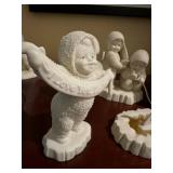 Set of 6 Snowbabies Figurines - Skating, Rowing, and More