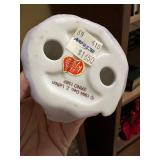 Set of 3 Porcelain Angel Figurines with Musical Instruments