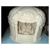 Ceramic Lighted Nativity Scene Decoration