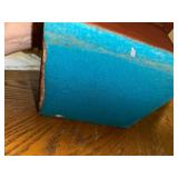 Vintage Manual Coffee Grinder with Wooden Base