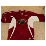 Autographed Minnesota Wild Hockey Jersey, Size 56