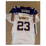 Pair of Minnesota Vikings Jerseys: Harvin #12 and Bennett #23