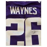 Autographed Trae Waynes Minnesota Vikings Jersey Size Large