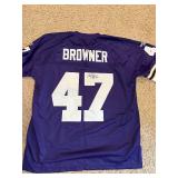 Joey Browner Autographed Minnesota Vikings Jersey, XL