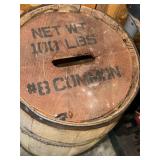 Pair of Rustic Wooden Barrels