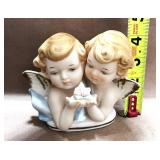 Tilso Pair of Bisque Cherubs