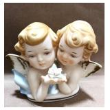 Tilso Pair of Bisque Cherubs
