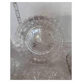 4 Vintage Cut Glass Pieces