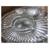 Vintage Silver Plate Leonard 5 Section Relish Tray