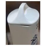 2 Vintage Yvonne Czech Canisters