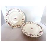 6 Alfred Meakin Rose Bower Dinner Plates Harmony Shape