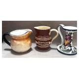 3 Vintage Pieces of Czech Pottery