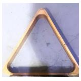 Vintage Billiard Balls and Triangle