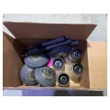 Set of 4 Solar Path Lights Glass Globes