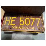 Set of 25 Vintage MN License Plates 1950-60
