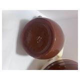 Vintage National Brotherhood Fridge Jug and Oxford Potteries Snow Flower Pitcher