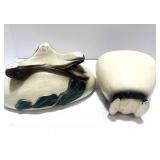 Royal Copley Footed Planters