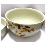 Autumn Jewel Tea Bowl and A Hall Orange Poppy Bowl