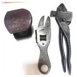 Vintage Anvil, 1916 Eifel Flash Plierench, 1908 The Victor Tool