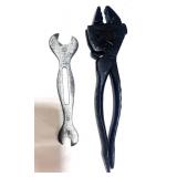 Antique 8 1/2" Plierench and Ronson Wrench