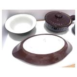 Covered Soup Crock, Ramekins, Serving Dish