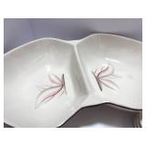 Vintage Winfield Dragon Flower Vegetable Bowl, S&P, and 6 Nut Plates(?)