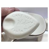 Vintage Winfield Dragon Flower Vegetable Bowl, S&P, and 6 Nut Plates(?)