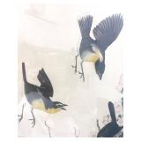 Vintage Audubon Yellow Breasted Chat Framed Print