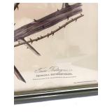 Vintage Audubon Tonee Bunting Framed Print