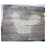 Barnwood Rooster Picture
