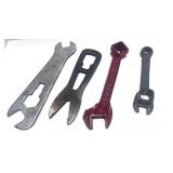 Antique Planet Jr. Wrench, Hackett No 5 Multi Tool, Brinks Multi Wrench and Small Wrench