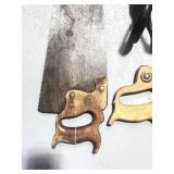 Vintage Saws and Ice Tongs