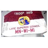 Vintage Troop 365 Lake Superior Council Flag