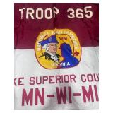 Vintage Troop 365 Lake Superior Council Flag