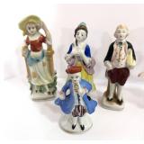 6 Porcelain Figurines Japan