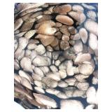 Vintage Murano Italy Brown, Black and Gold Art Glass Bowl