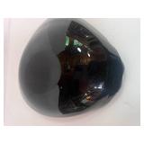 Vintage Murano Italy Brown, Black and Gold Art Glass Bowl