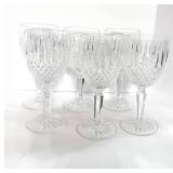 Set of 6 Waterford Crystal Kerry Water Goblets