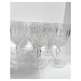 Set of 6 Waterford Crystal Kerry Water Goblets
