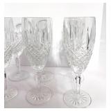 Set of 6 Waterford Crystal Ballybay Champagne Glasses