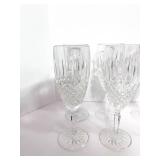 Set of 6 Waterford Crystal Ballybay Champagne Glasses