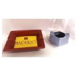 Heavy Maduro Tobacco and MCM Ashtrays