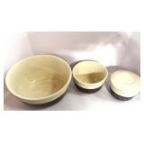 Three Vintage Oxford Stoneware Pieces