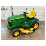 John Deere GX335 Lawn Tractor - Snowblower & Cab